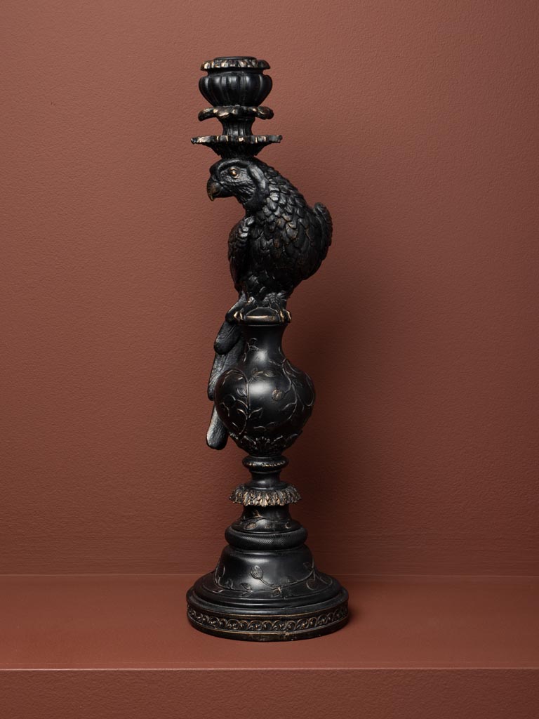 Candlestick black parrot Mufasa - 4