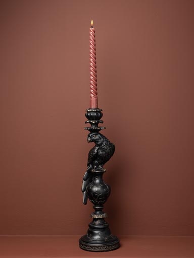 Candlestick black parrot Mufasa