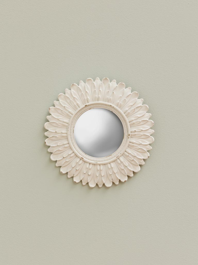 White convex mirror Aster - 1