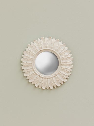 White convex mirror Aster