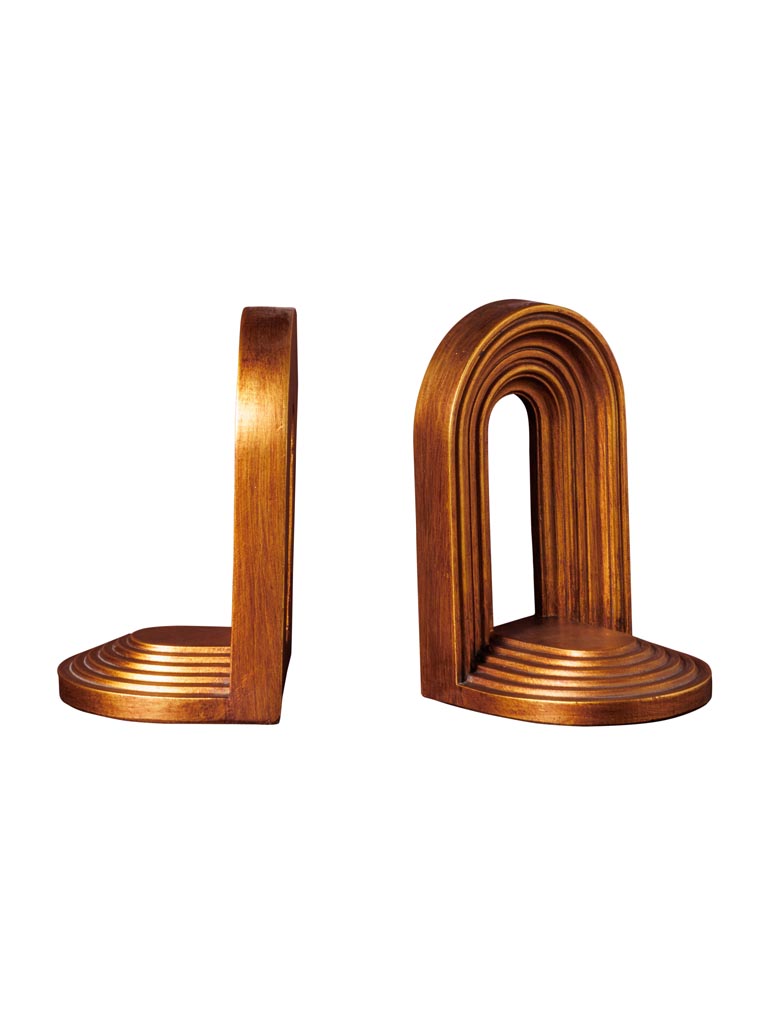 Golden bookends Modern Art - 2