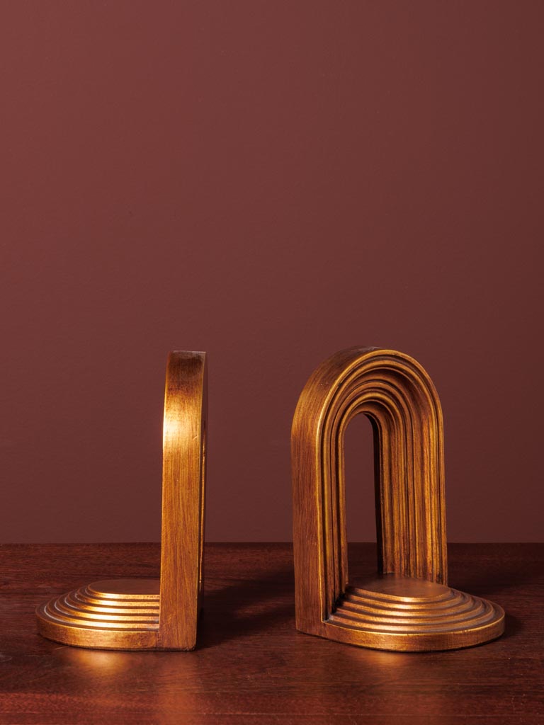 Golden bookends Modern Art - 5