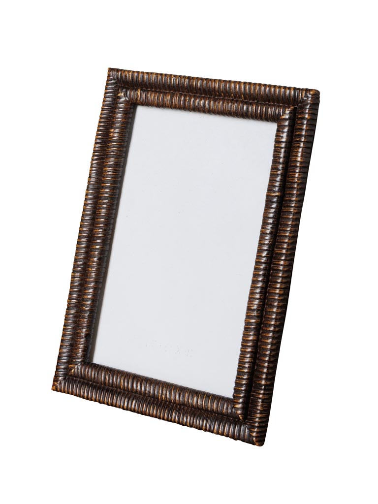Photo frame dark rattan style (10x15) - 2