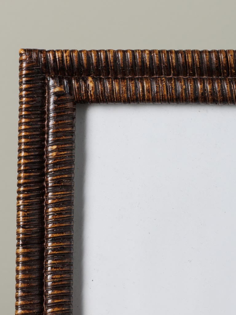 Photo frame dark rattan style (10x15) - 4