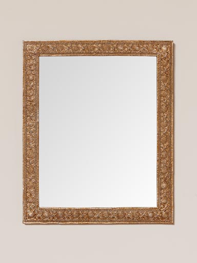 Miroir style dentelle indienne