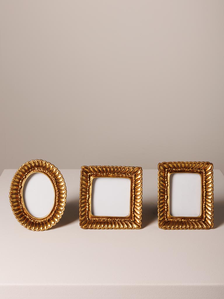 S/3 tiny frames golden fluff (9x9) - 3