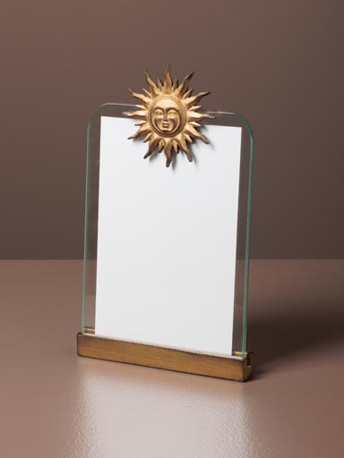 Porte photo en verre clip soleil EX-voto