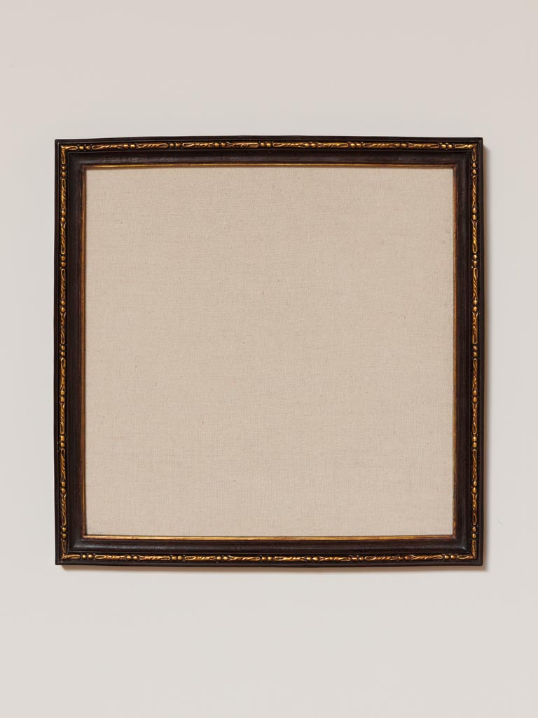 Magnet board jute and antique gold edge - 3