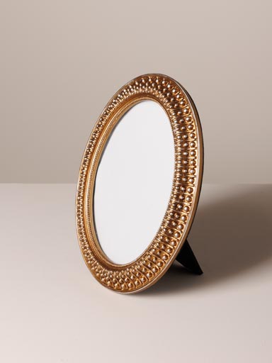 Oval photo frame copper urchin (10x15)