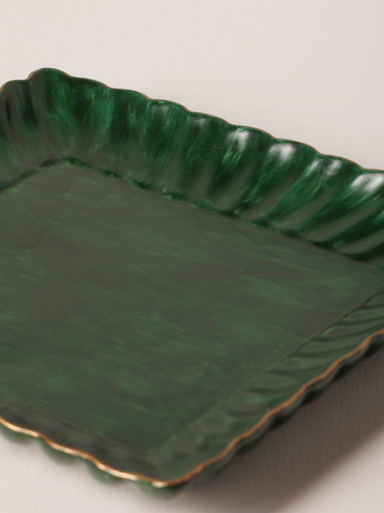 Green square trinket tray Empire - 3