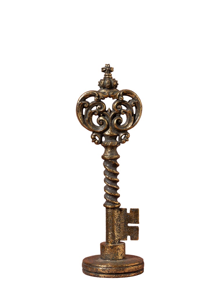 Antique gold key decoration Seruria - 2