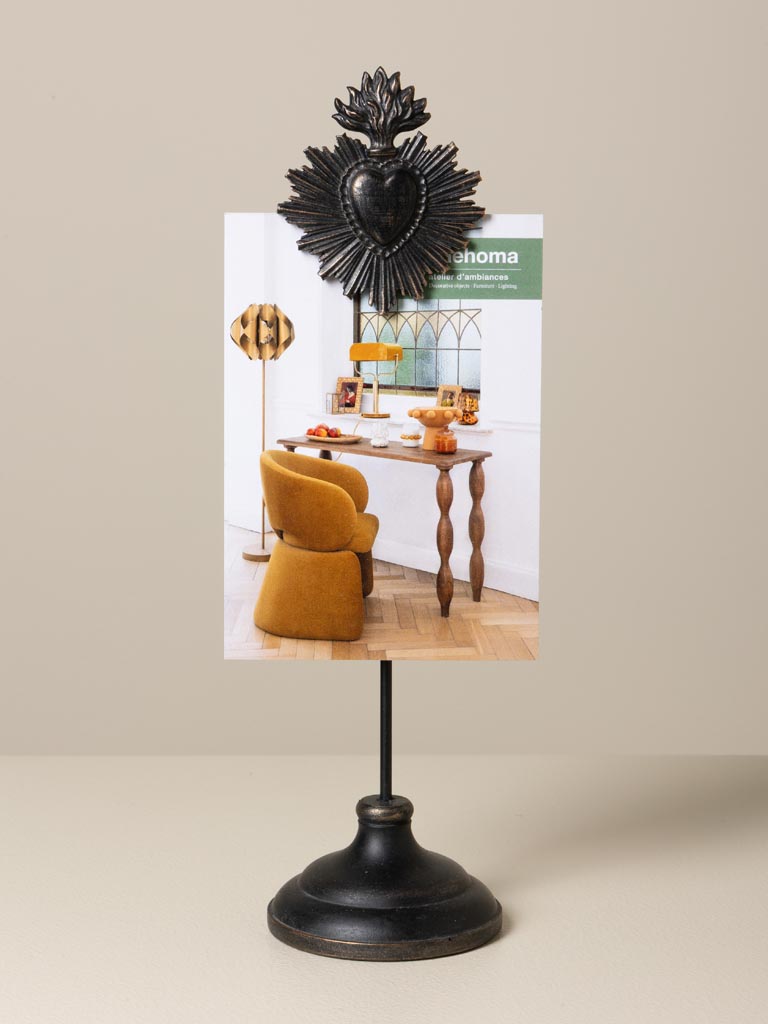 Photo holder magnetic Ex-voto heart - 1