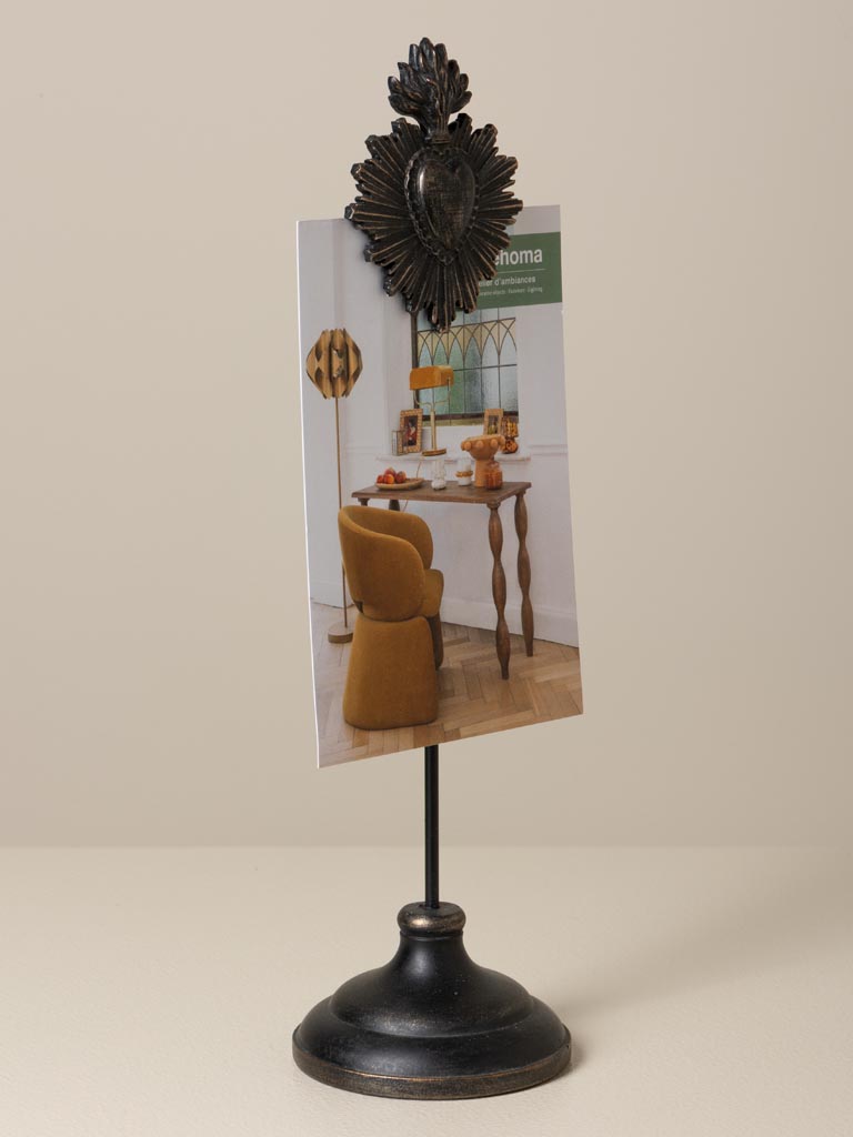 Photo holder magnetic Ex-voto heart - 3