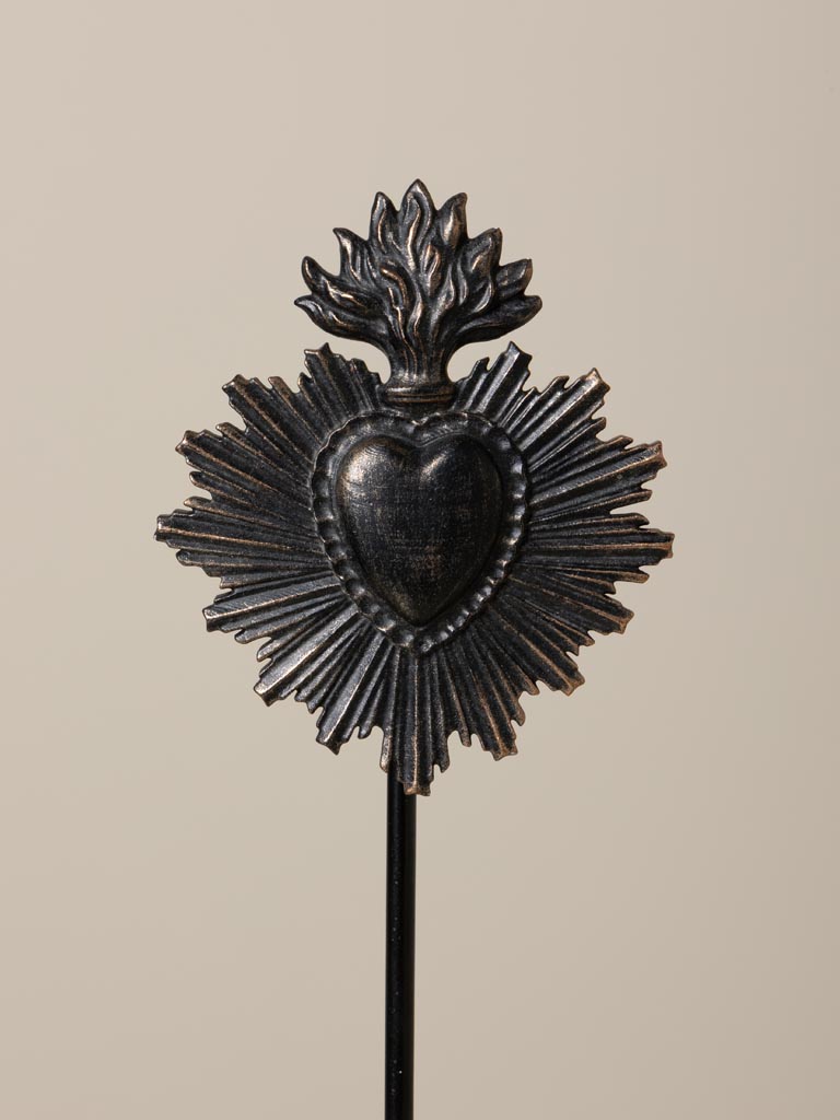 Photo holder magnetic Ex-voto heart - 5