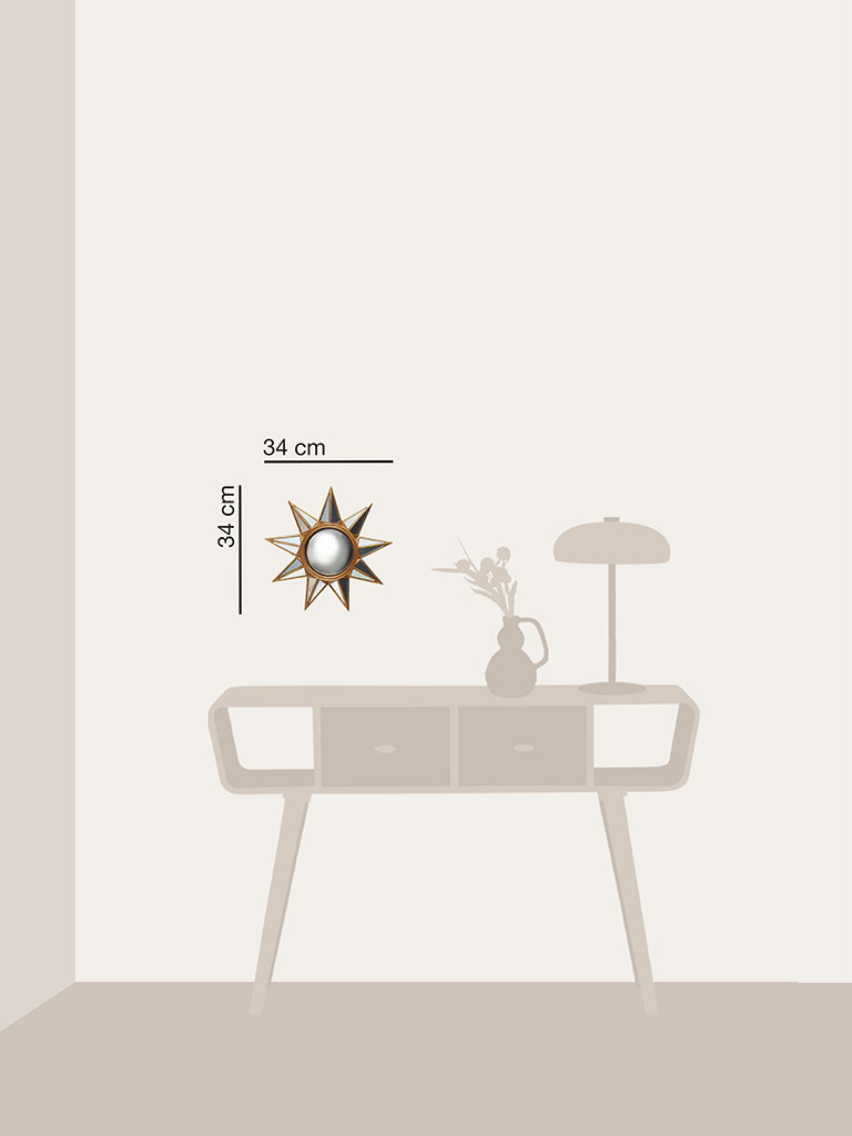 Sun mirror with convex center - 3