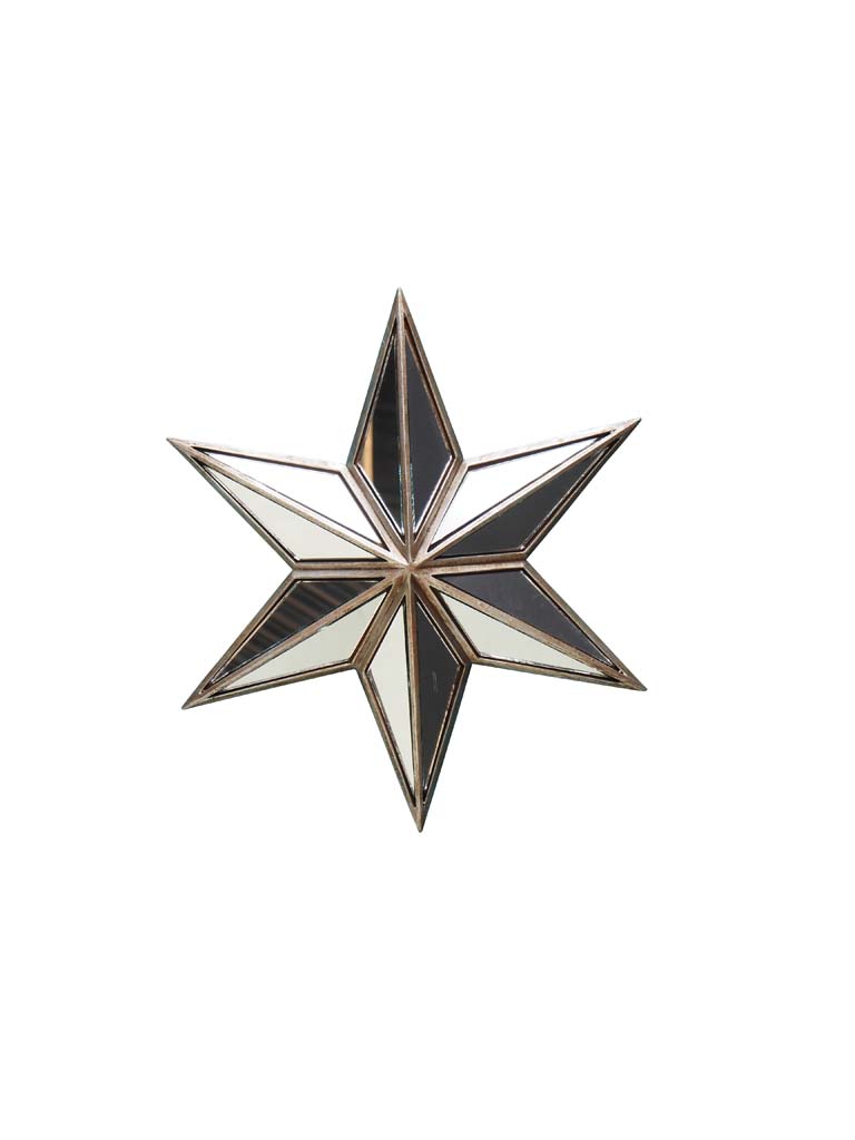 Wall star with mirrors - 2