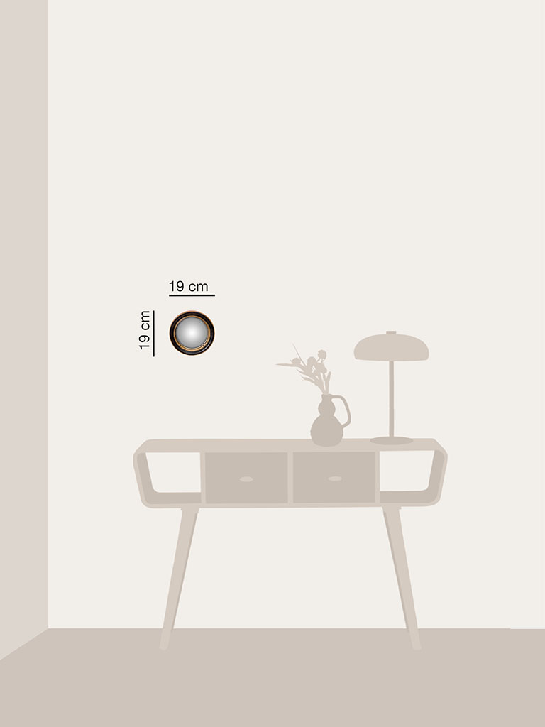 Small wall convex mirror - 4