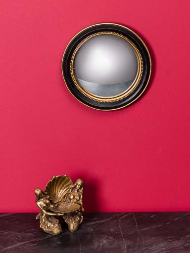 chehoma  Wall decor - Mirrors - Golden convex mirror 12 mini mirrors  [#31599]