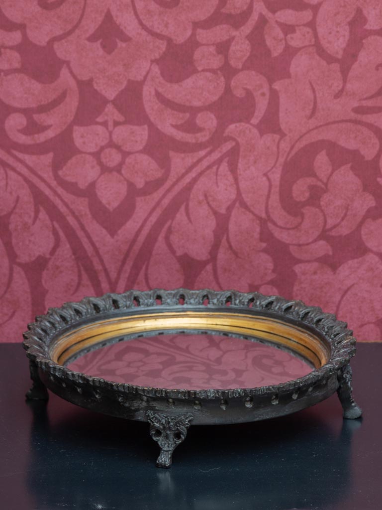 Round tray with convex mirror - 3