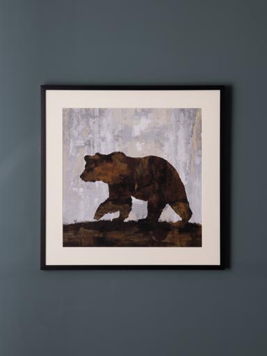 Frame with bear shape