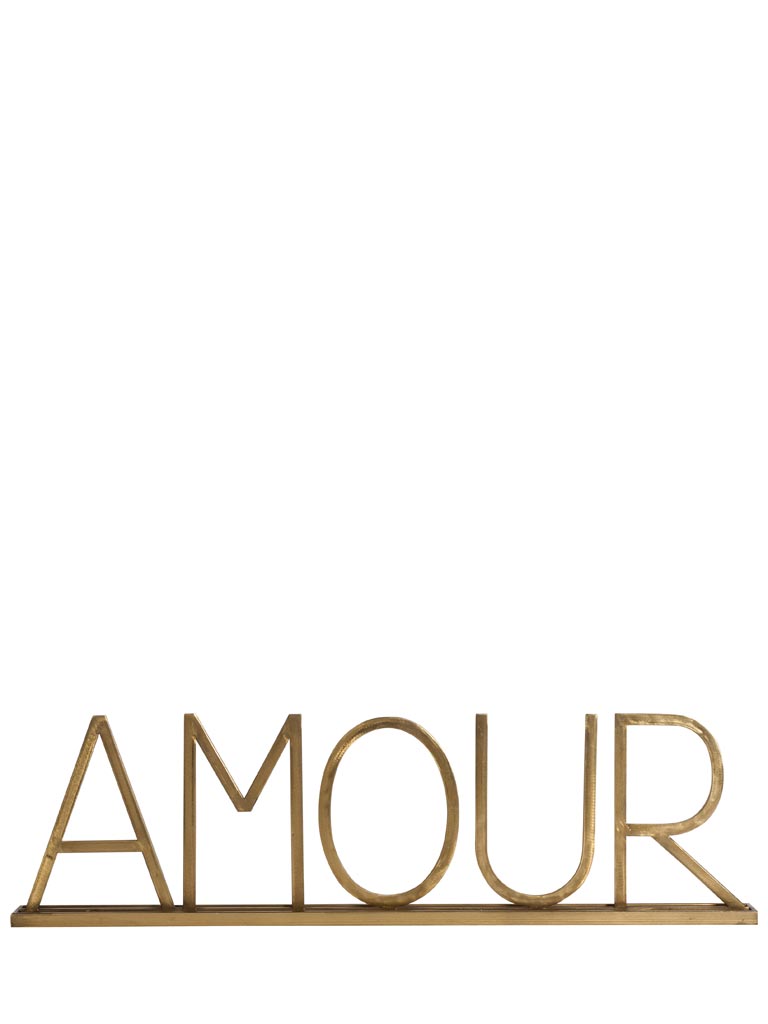 AMOUR letters on stand (fixed) - 2