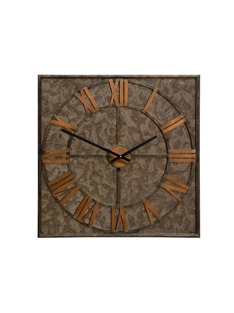 Mirror & copper clock - 2
