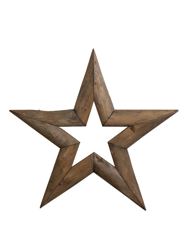 Hollow pine star decor - 2