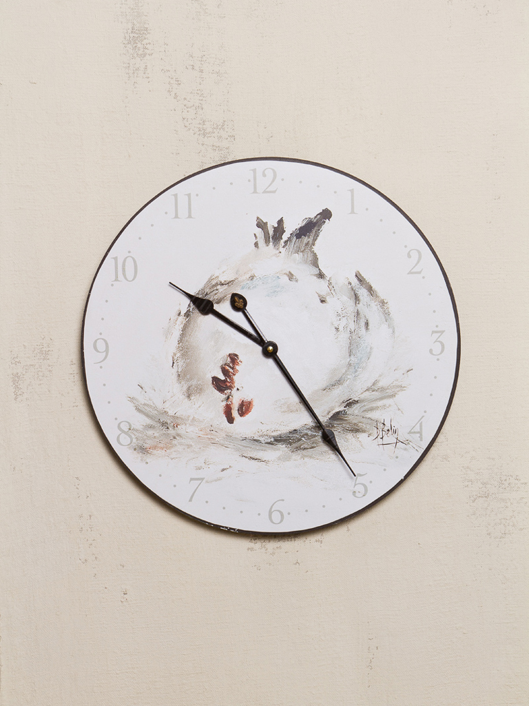 Rooster clock 39 cm - 1