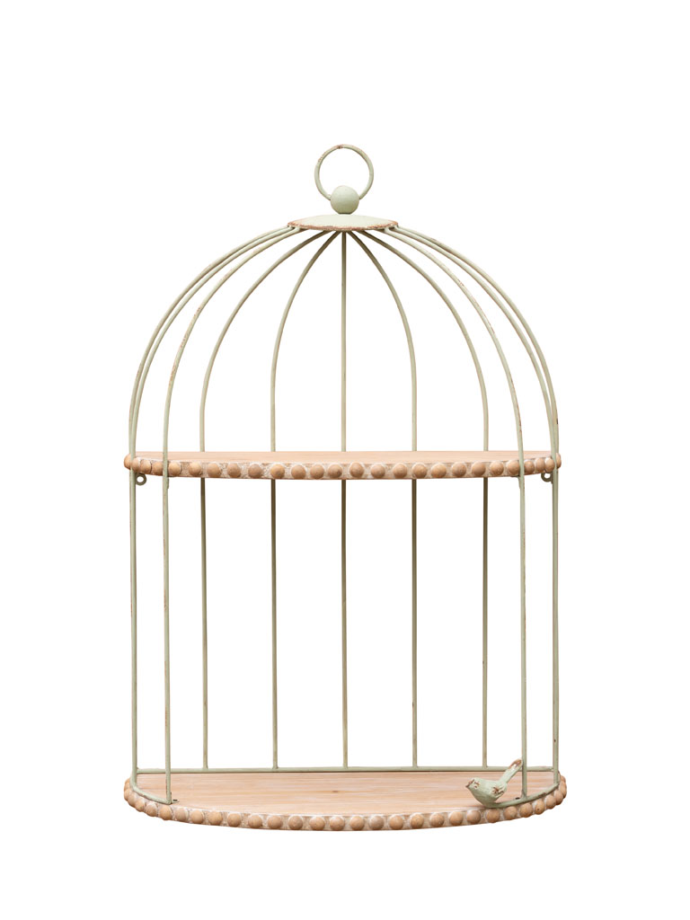 Small green half cage shelf - 2