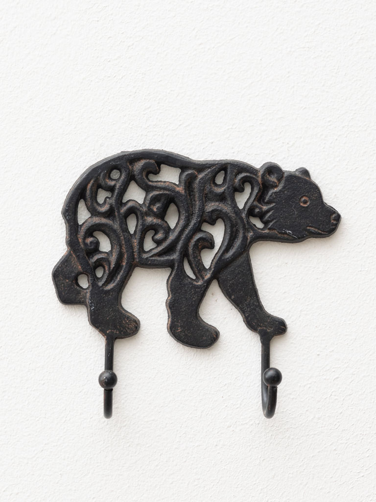 Iron bear with 2 hooks - 1