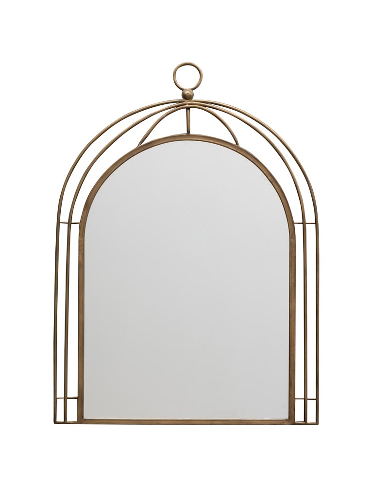 Miroir murale forme cage - 2