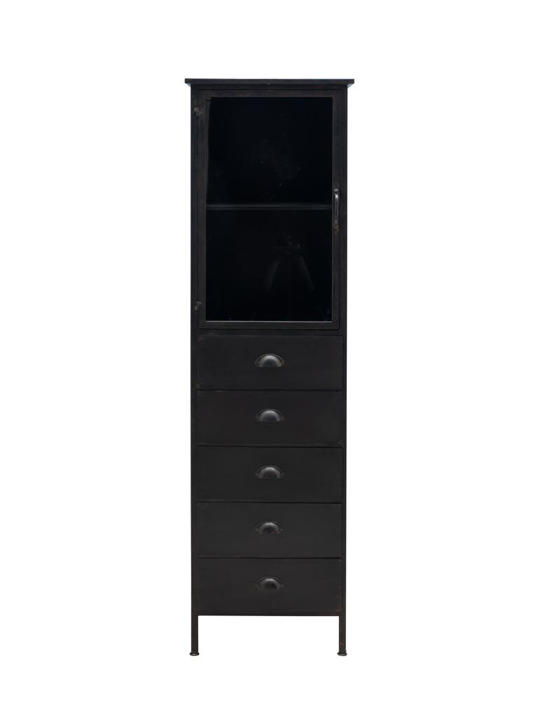 Showcase black 5 drawers - 2