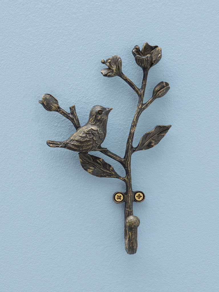 Hook bird on branch - 1