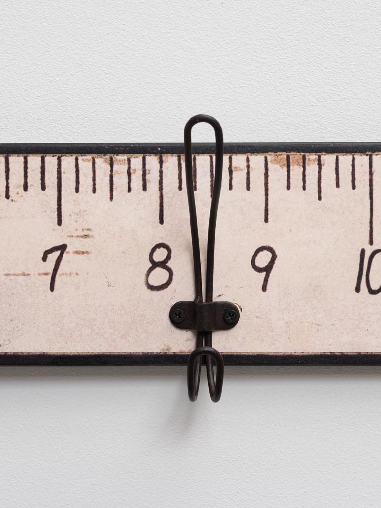 Wall coat rack measuring rod - 3