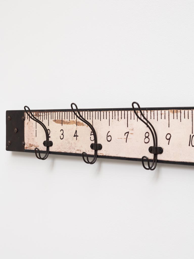 Wall coat rack measuring rod - 4