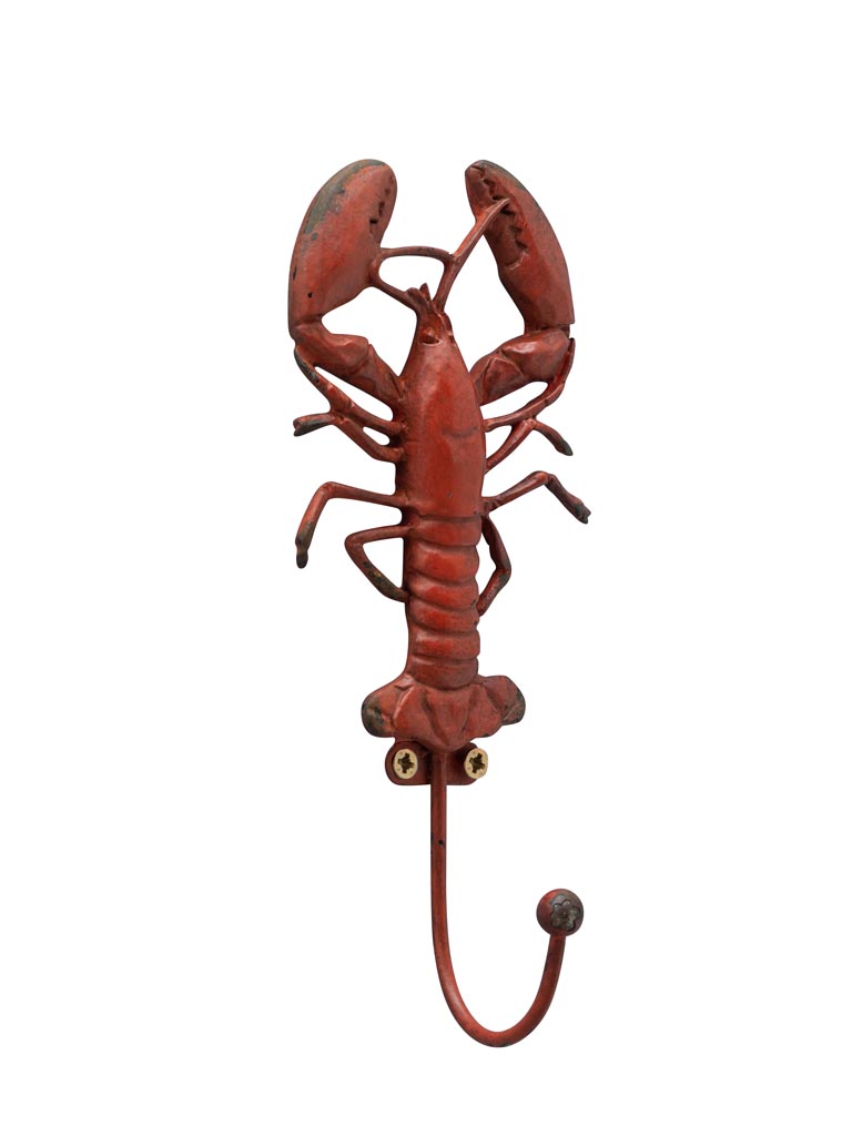 Red iron lobster hook - 2