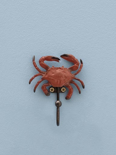 Red iron crab hook
