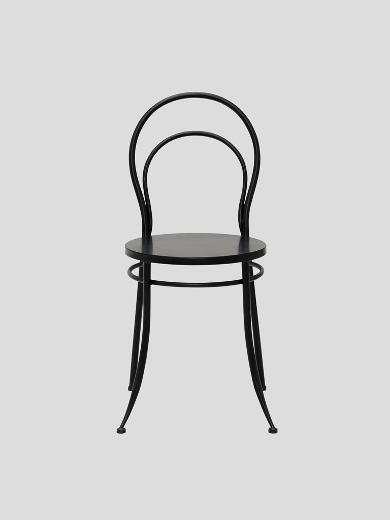 Chaise noire Curbis - 2