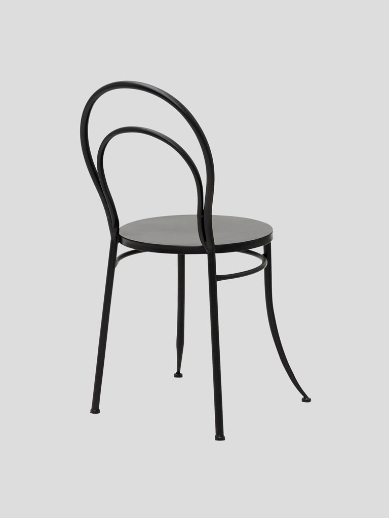 Chaise noire Curbis - 3