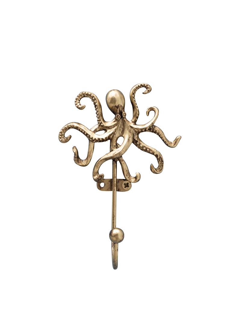 chehoma  Decorative items - Hooks - Golden octopus hook [#33228]