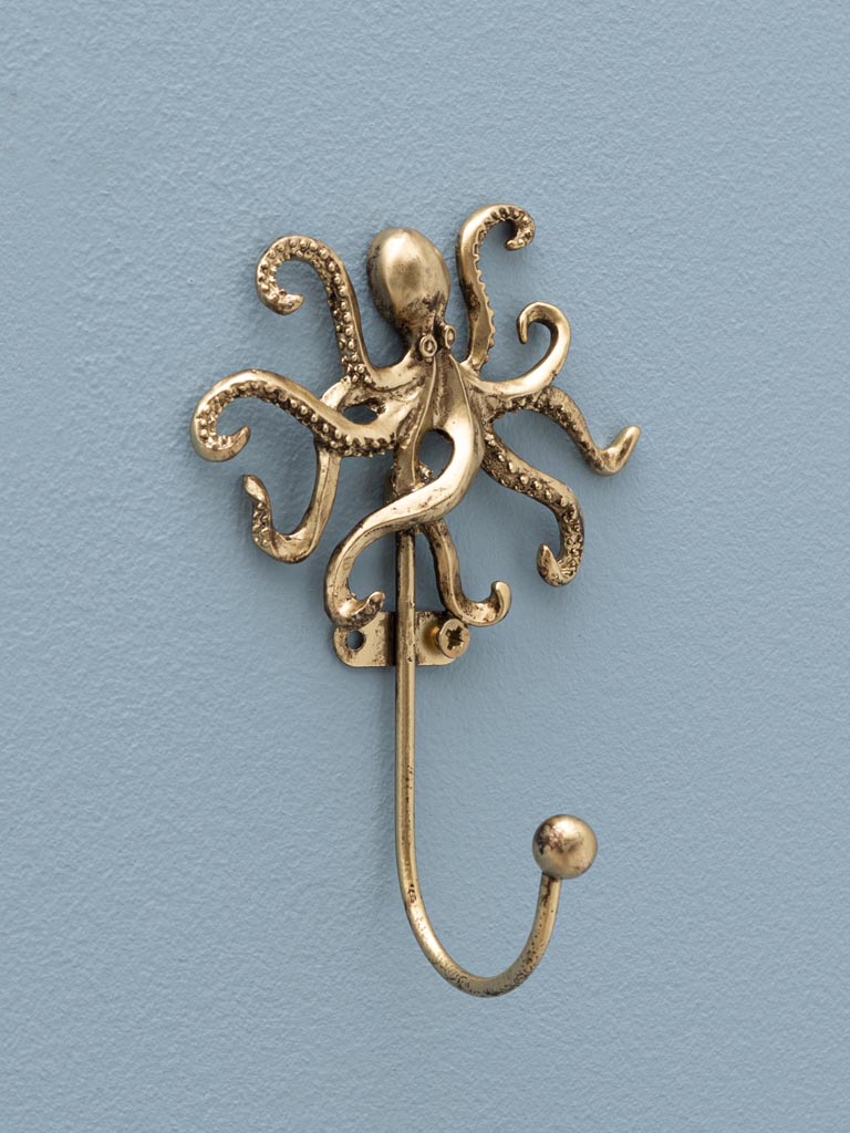 Crochet pieuvre dorée - 3