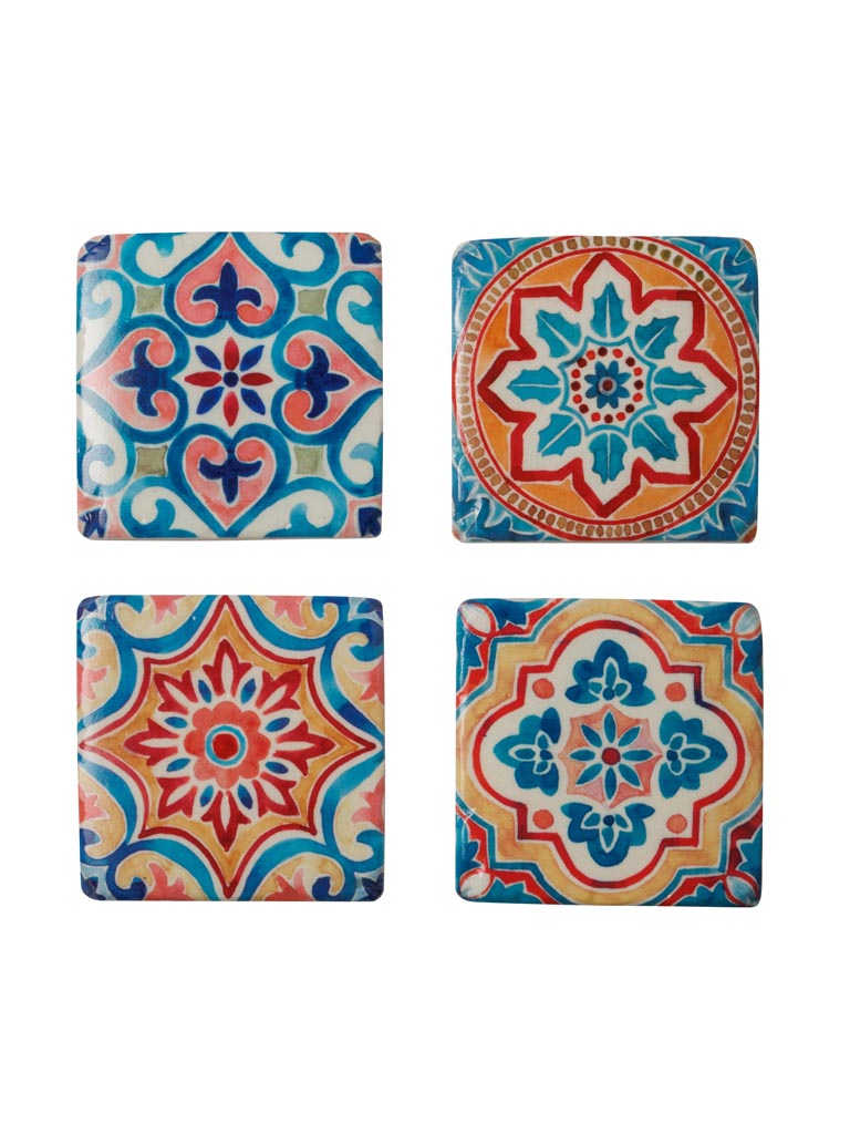 S/4 sous-verres résine Andalucia - 2