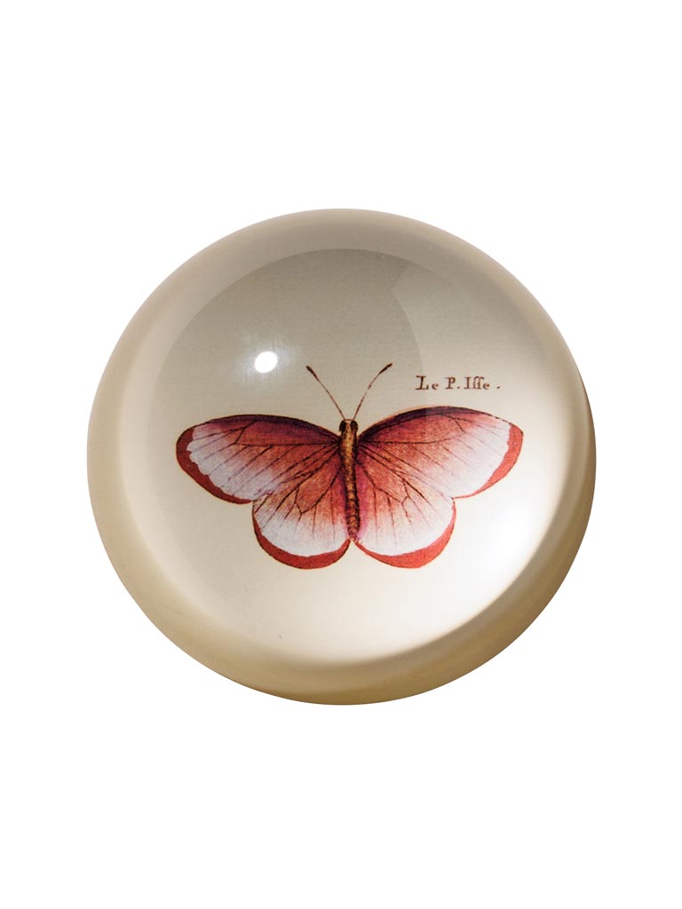 Paperweight pink Butterfly - 2