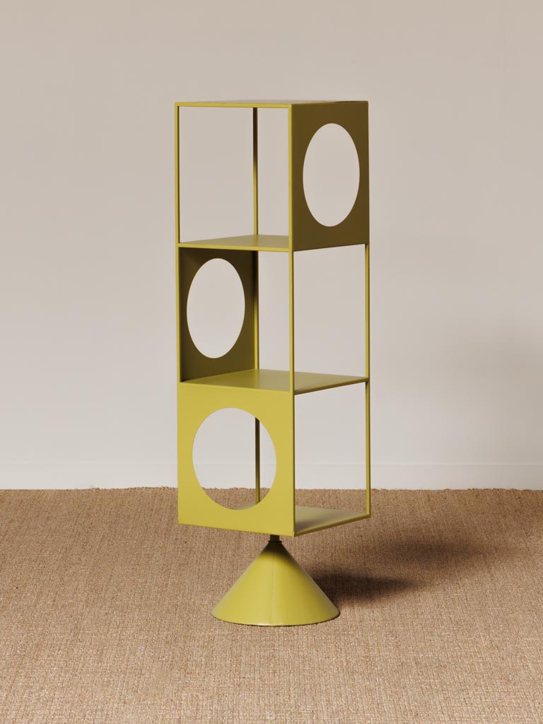 Green swivelling shelf Billie - 1