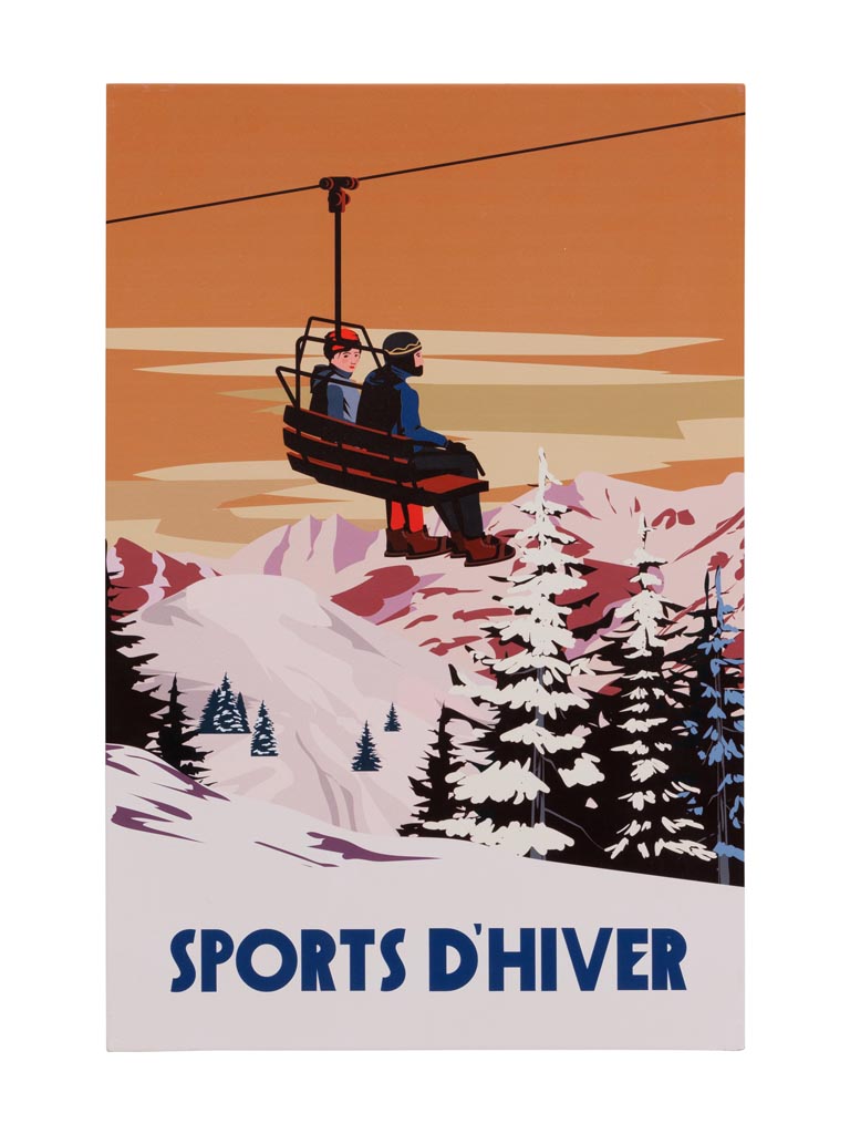 Planche murale Sports D'Hiver - 2