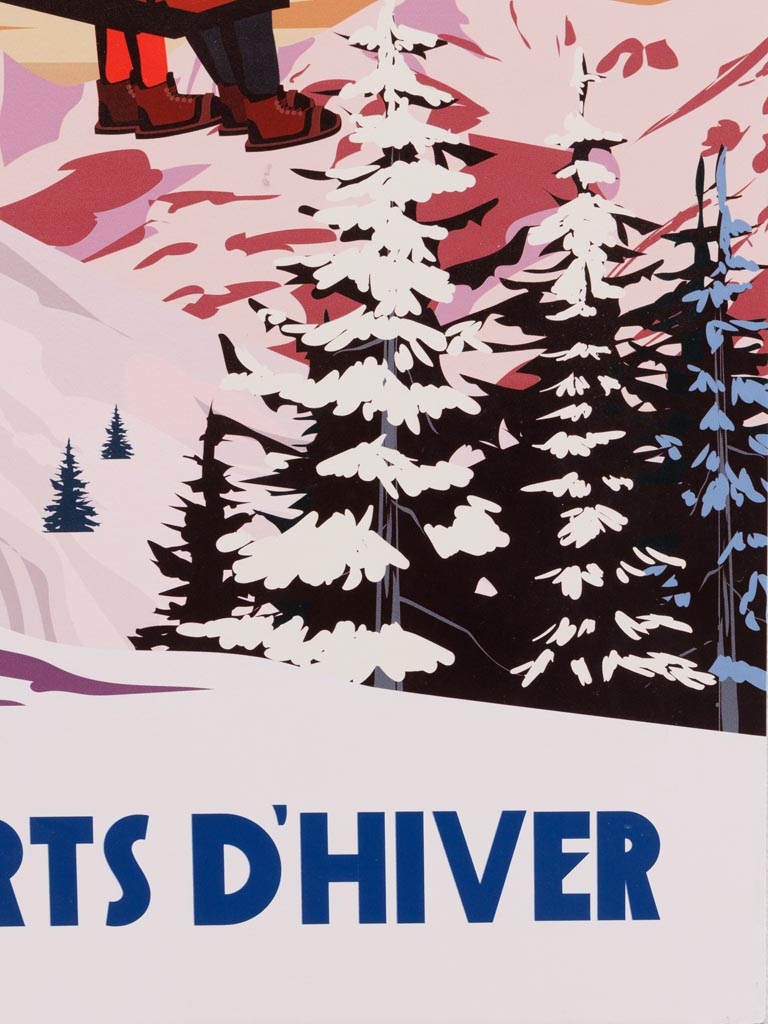 Planche murale Sports D'Hiver - 3