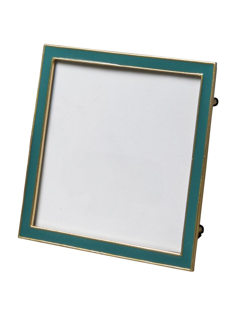 Emerald lacquered pewter photo frame (10x10) - 2
