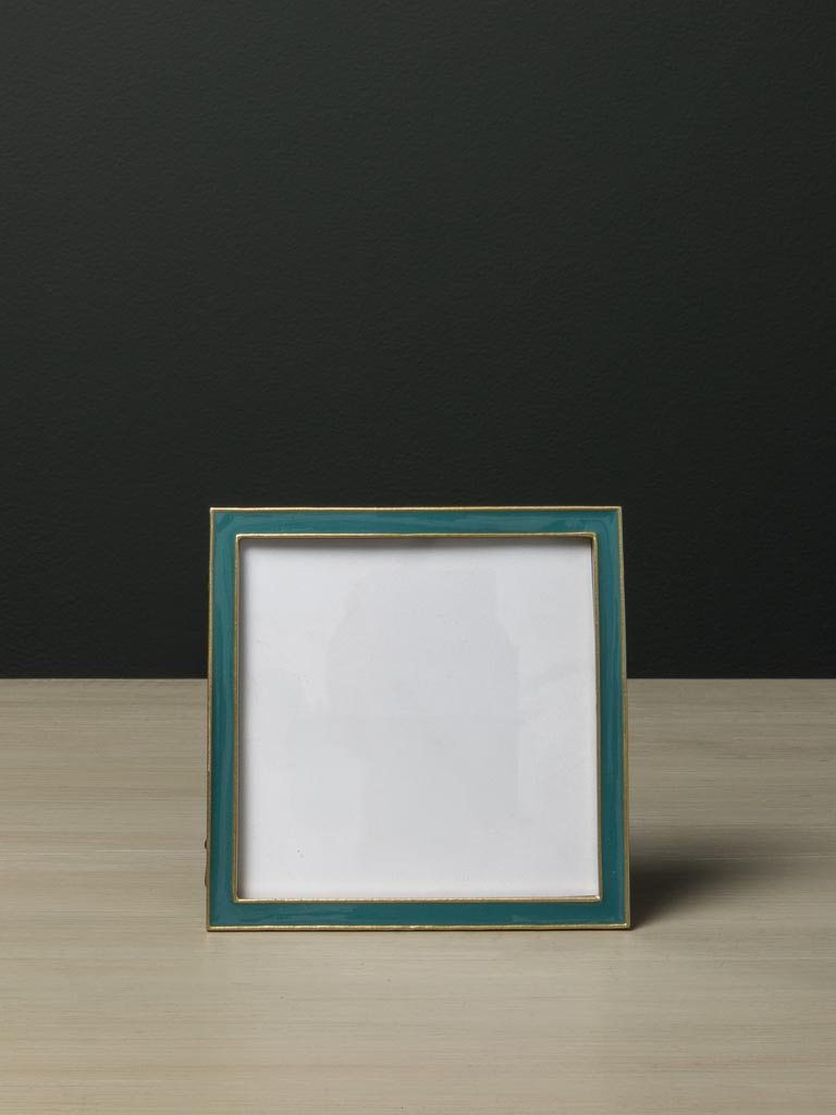 Emerald lacquered pewter photo frame (10x10) - 3