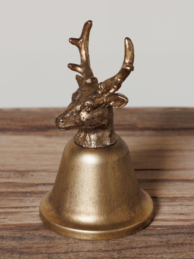 Golden deer bell - 6