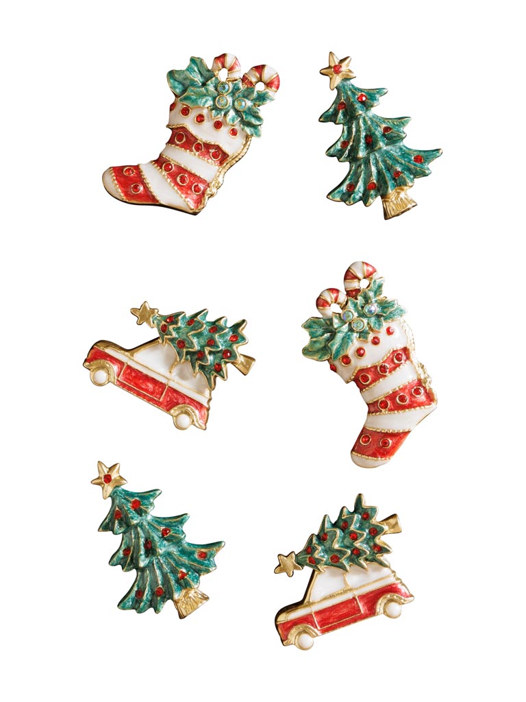 S/6 xmas magnets - 2
